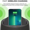 Belkin SOUNDFORM Elite Hi-Fi Smart Speaker + Charger (Alexa Voice-Controlled Bluetooth Speaker) Sound Technology By Devialet, Fast Wireless Charging for iPhone, Samsung Galaxy & More - Black - Image 4