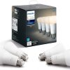 Philips Hue Smart 60W A19 LED Bulb - Soft Warm White Light - 4 Pack - 800LM - E26 - Indoor - Control with Hue App - Works with Alexa, Google Assistant and Apple Homekit
