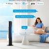 GoveeLife Smart Tower Fan for Bedroom, Floor Fan for Home with Auto-Reflect 8 Speeds by Temperature, Oscillating Room Fan for Cooling Bedroom, 4 Modes and 24H Timer Works with APP and Alexa - Image 3