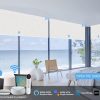 Motorized Blinds with Remote,100% Blackout Smart Roller Blinds Compatible with Homekit Google Home and Alexa Via HUB,and Motorized Window Blinds Customized for Sliding Doors and Living Rooms - Image 3