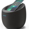 Belkin SOUNDFORM Elite Hi-Fi Smart Speaker + Charger (Alexa Voice-Controlled Bluetooth Speaker) Sound Technology By Devialet, Fast Wireless Charging for iPhone, Samsung Galaxy & More - Black