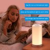 meross Smart Table Lamp, Bedside Lamp, Compatible with Apple HomeKit, Siri, Amazon Alexa and SmartThings, Tunable White and Multi-Color, Touch Control, Voice and App Control - Image 3