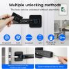 Smart Door Knob with Touch Buttons, Bluetooth Keyless Entry, Fingerprint Door Lock for Bedroom - App, Card, Password, Key, and Fingerprint Unlock - Ideal for Home, Room, Apartment and Offices - Image 2