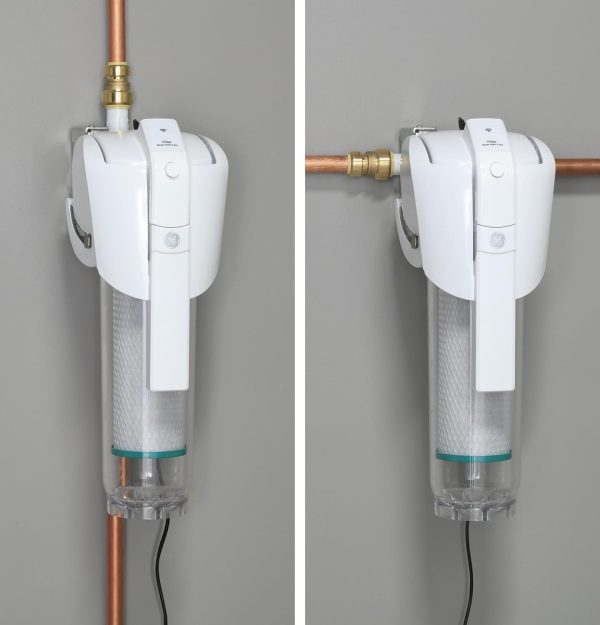 GE Whole House Water Filtration System (GXWH70M), Smart Connected with Leak Detection & Remote Water Shutoff, Reduces Sediment, Rust & More, Install Kit Included, Filter Not Included - Image 3