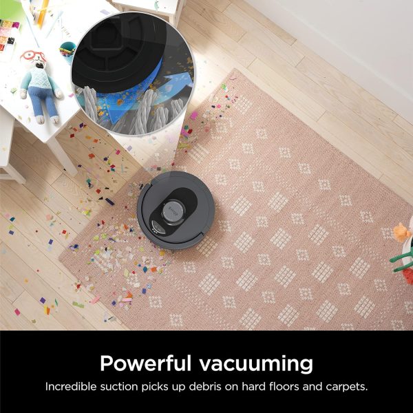 hark AV2501S AI Ultra Robot Vacuum, with Matrix Clean, Home Mapping, 30-Day Capacity HEPA Bagless Self Empty Base, Perfect for Pet Hair, Wifi, Dark Grey - Image 3