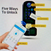 Electronic Door Lock DOUBLE SIDED Outdoor Gate App WIFI Passcode RFID Keyless - Image 2