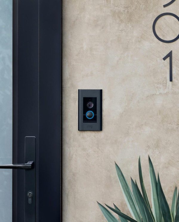 Ring Video Doorbell Elite - Ethernet | 1080p HD | Two Way audio | Black - Image 2