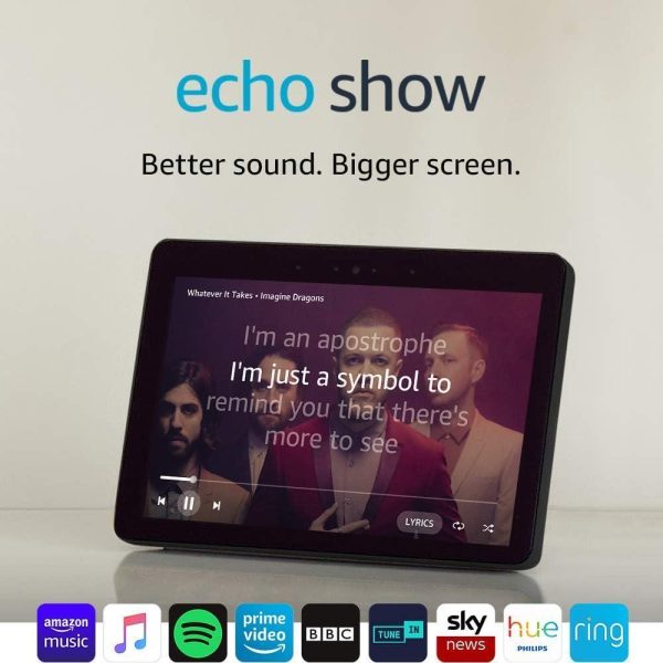 Amazon Echo Show 2nd Gen Speaker 10 Inch HD Smart Display with Alexa - White - Image 4