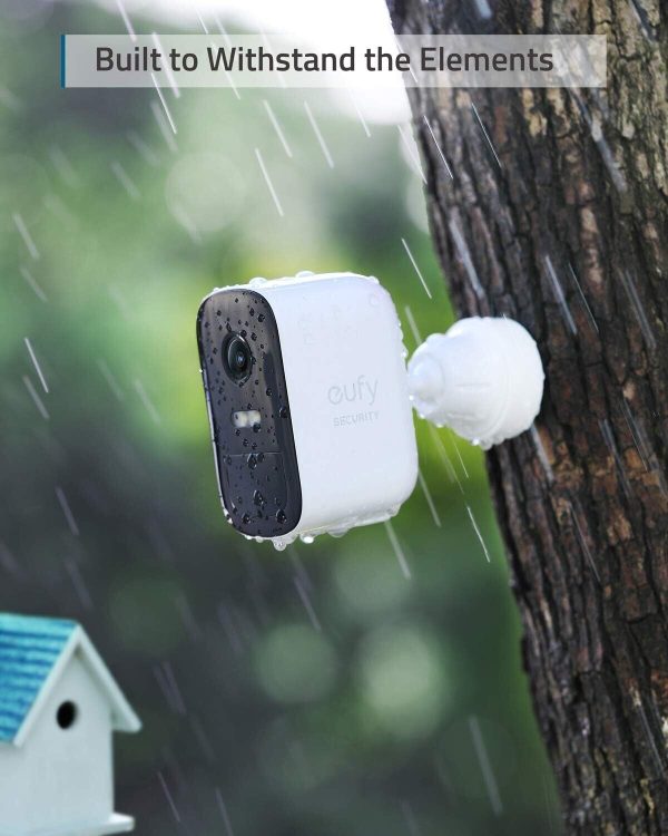 eufy Security Cam 2C Pro 4-Camera Kit 2K Security Camera Outdoor Wireless Apple - Image 3