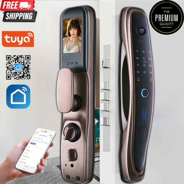 Tuya Smart Home Door Lock Security Camera Monitor Intelligent Fingerprint