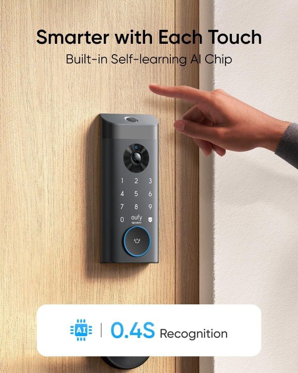 eufy Security Video Smart Lock E330 3-in-1 2K Camera Doorbell Fingerprint Lock - Image 4